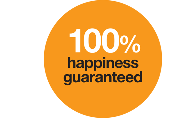 Happiness guarantee