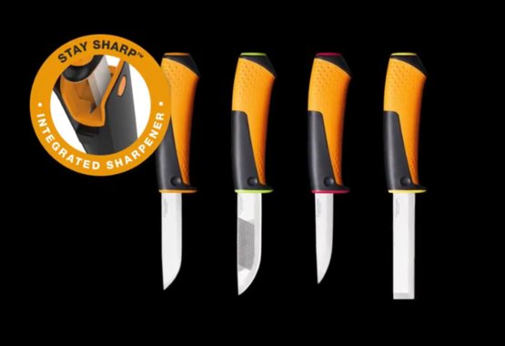 Ny knivserie med integrert knivsliper
