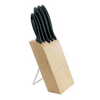 Essential Knivblokk med 5 kniver